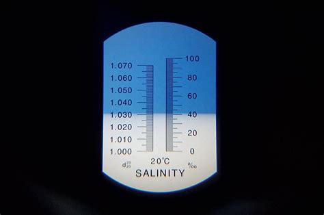 refractometer salinity reef|salinity refractometer chart.